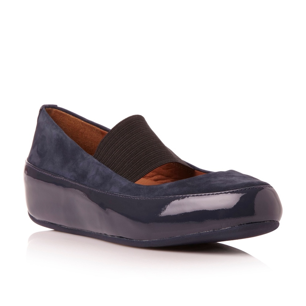 fit flop super navy Mary Jane 38 like-new